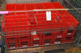 51x Plastic Storage Bins