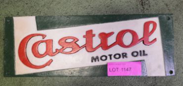 Castrol Motor Oil Cast Sign 470mm.