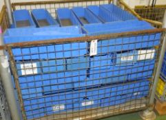 48x Plastic Storage Bins