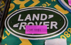 Land Rover Cast Sign 280mm.