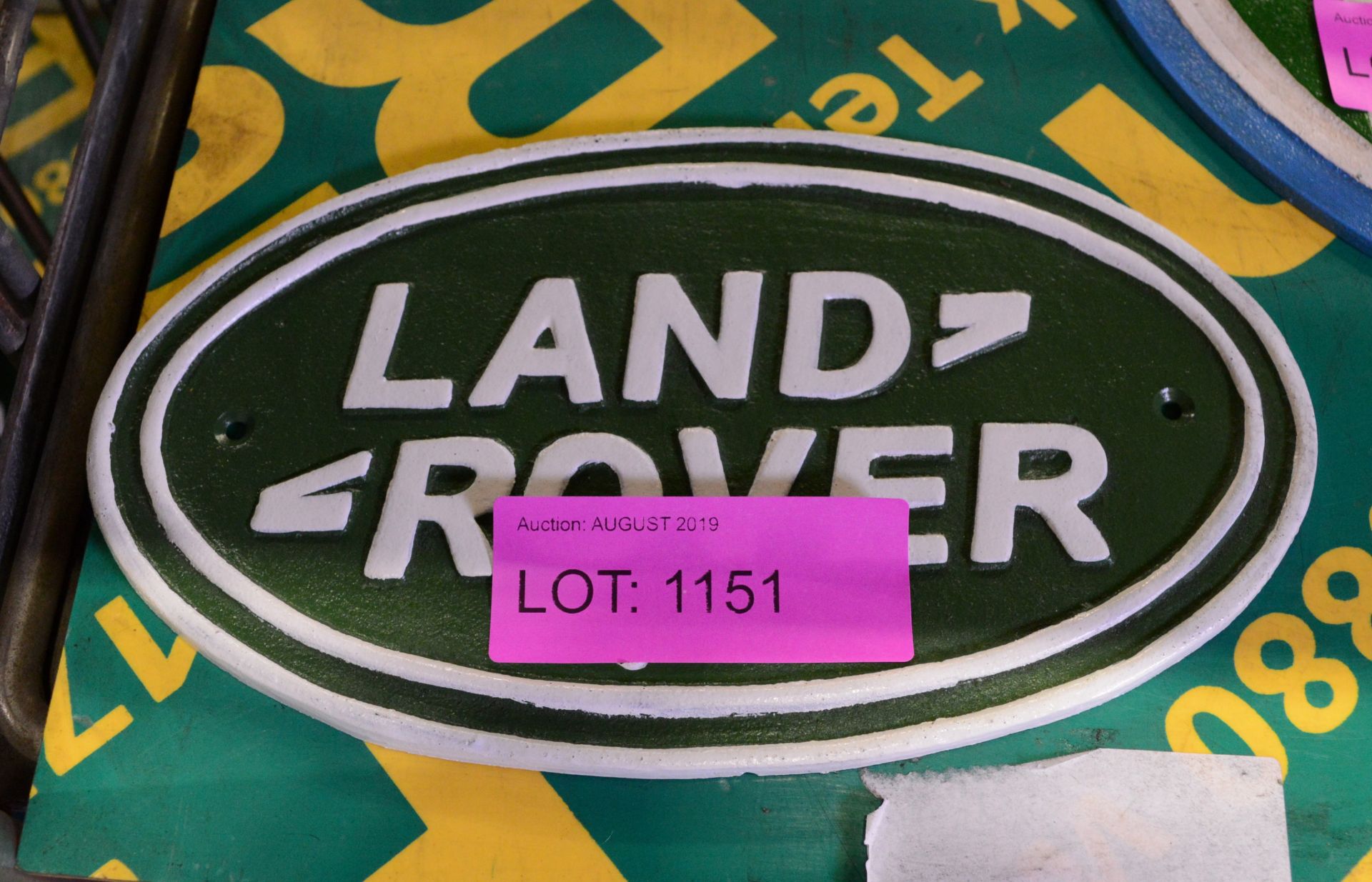 Land Rover Cast Sign 280mm.