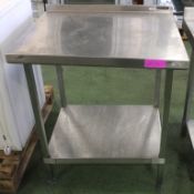 Moffat Small Steel Prep Table L800 x W700 x H900mm