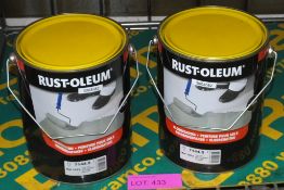 Rust-oleum Traffic yellow 5 L - 2 tins