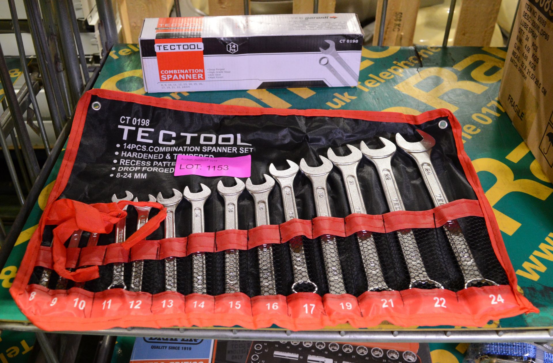 Tectool 14pcs Combination Spanner Set.