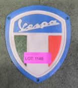 Vespa Cast Sign.