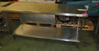 Moffat Steel Worktop With Can Opener L1800 x W600 x L910mm