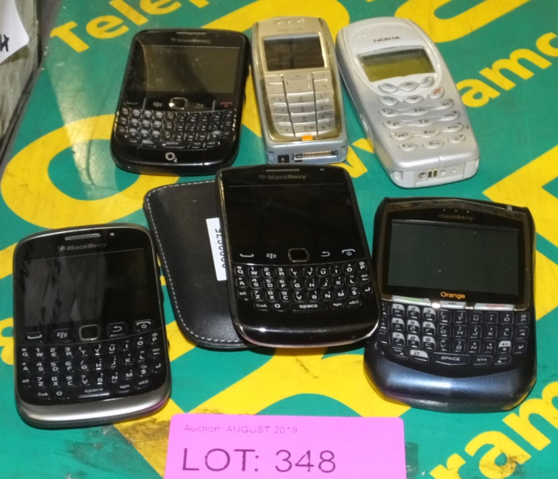 6x Mobile Phones - Blackberry, Nokia