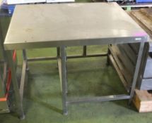 Steel Multi Tray Slots Table L970 x W770 x H710mm