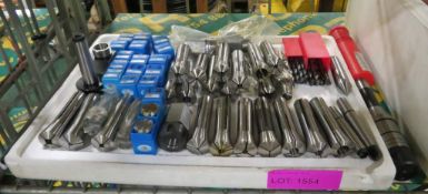 Various sized Collects and drill bits