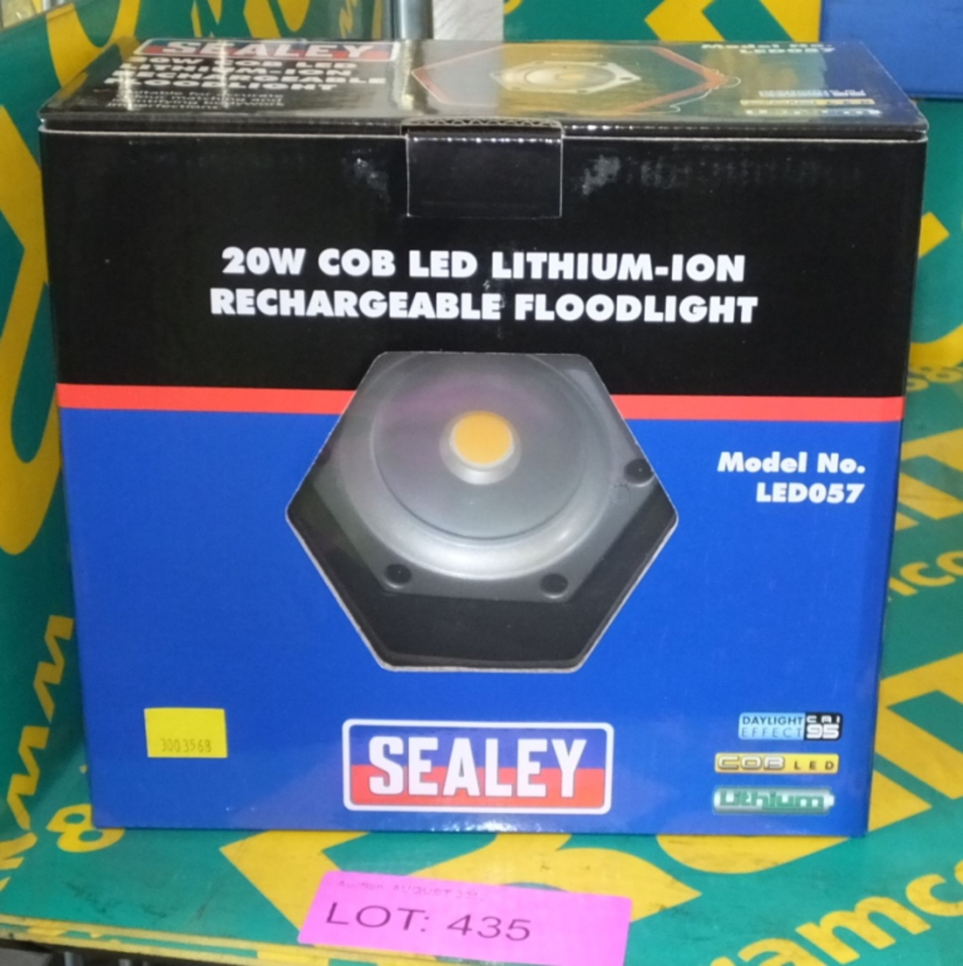 Sealey model LED057 Rechargeable Floodlight