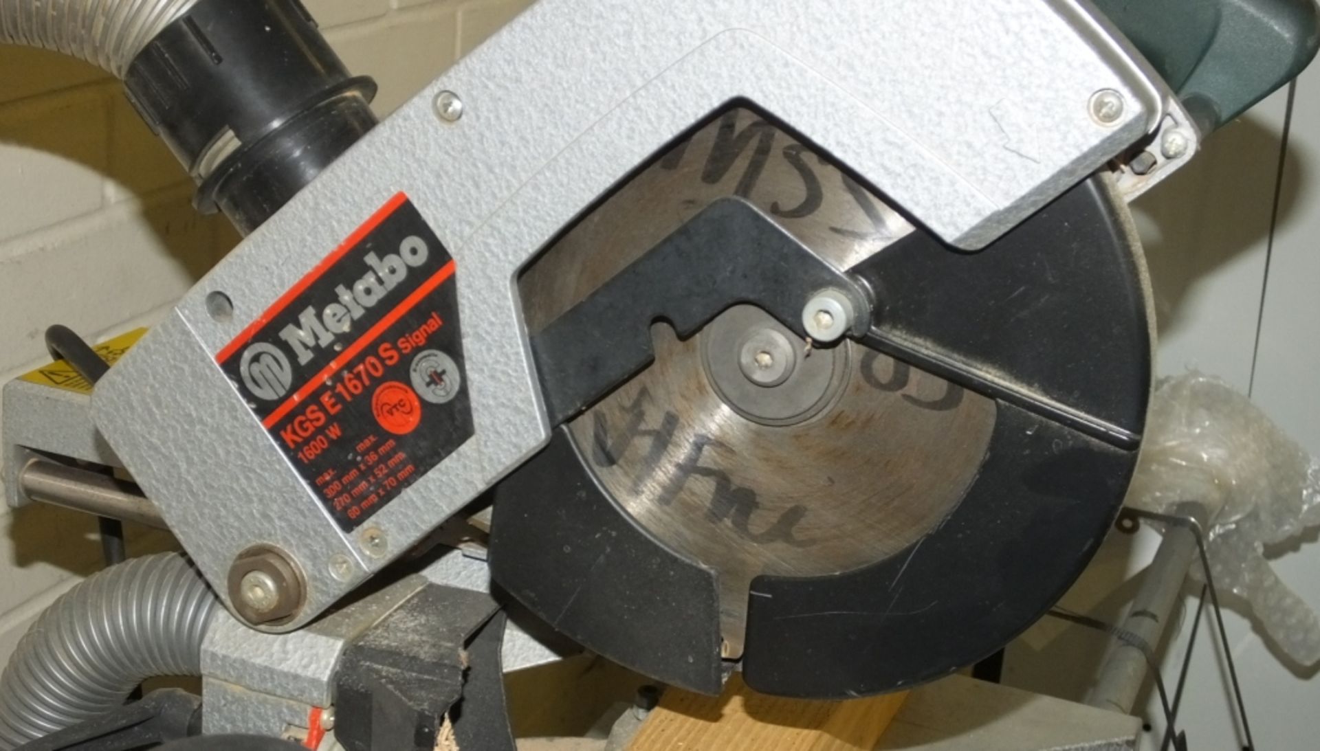Metabo KGS E 1670S Signal Mitre Saw - Image 3 of 4