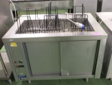 Stellex Bain Marie + Hot Cupboard L1200 x W880 x H860mm