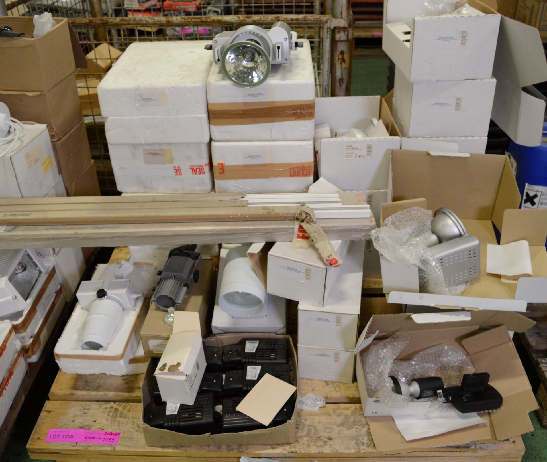 Large Collection of Light Fittings & Mounting Track. - Image 2 of 5