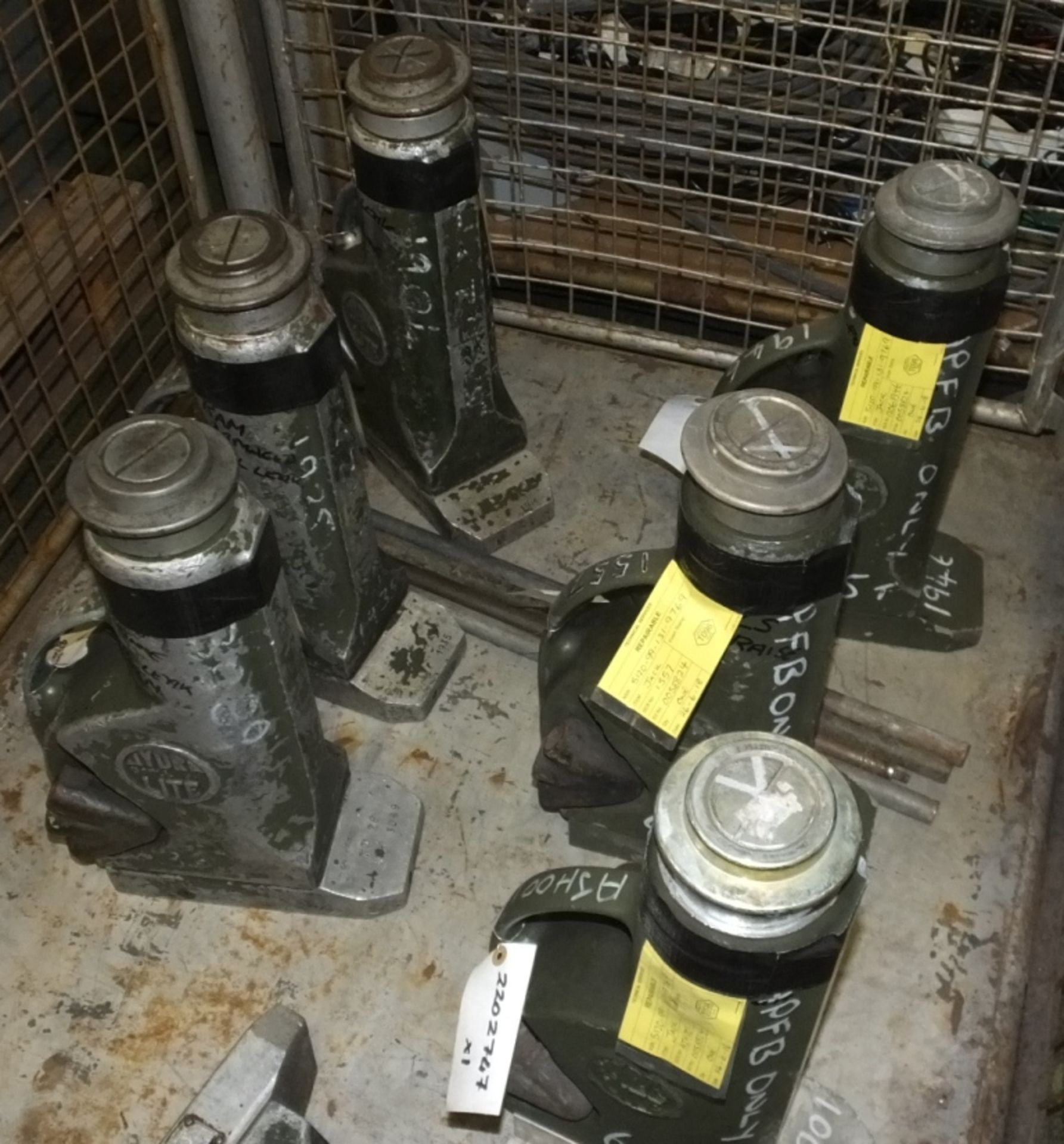 3x Hydraulic Hand Jacks 6.5t, 4x Hydraulic Hand Jacks 20t - Image 3 of 3