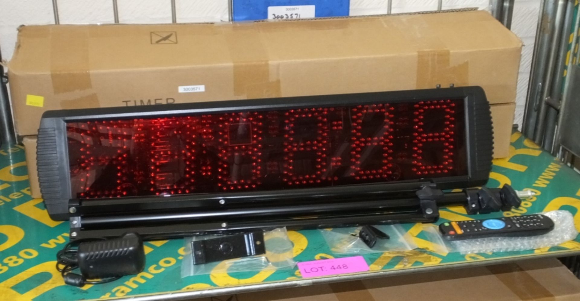 2x Ganxin 6 Digits led clocks