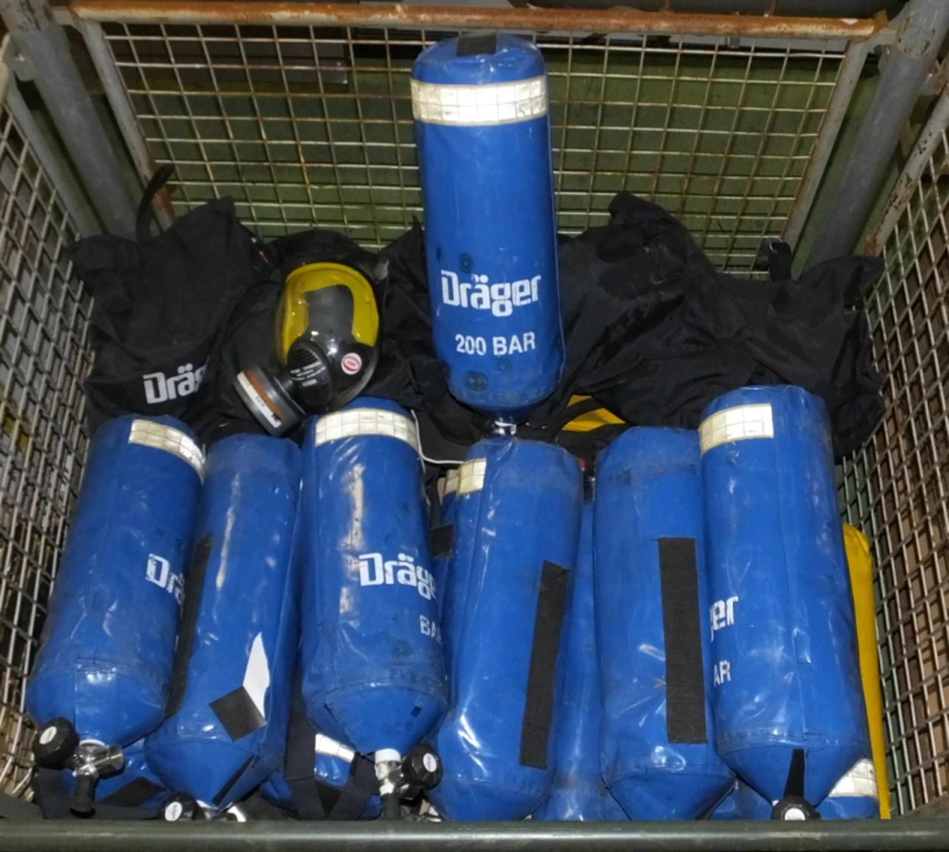 Drager BA Cylinders & Equipment (Spares Or Repair Not Servicable), Mask Unit (Spares or Re