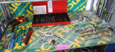 Hand Tools - Screwdrivers, Pliers, Sockets, Wrench Hex, Saws