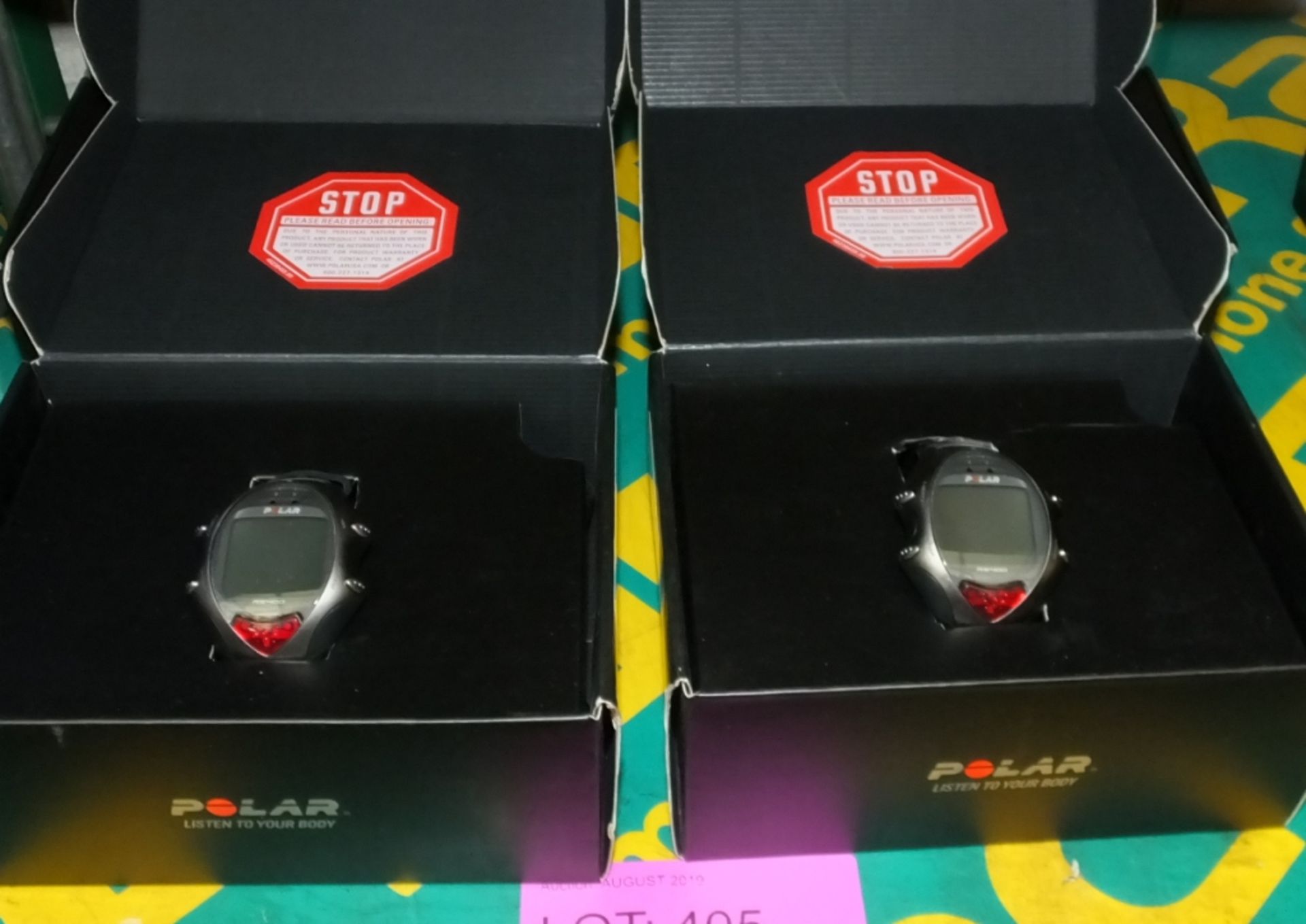 4x Polar RS400 Training Watch Systems