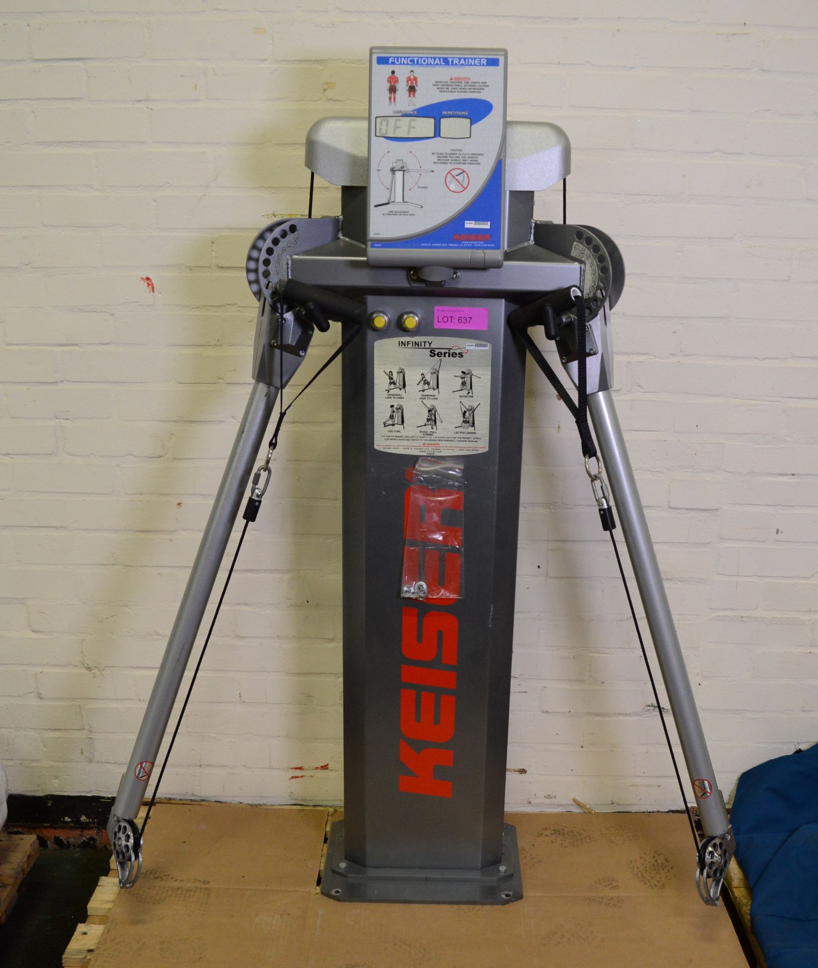 Keiser Functional Trainer Incomplete