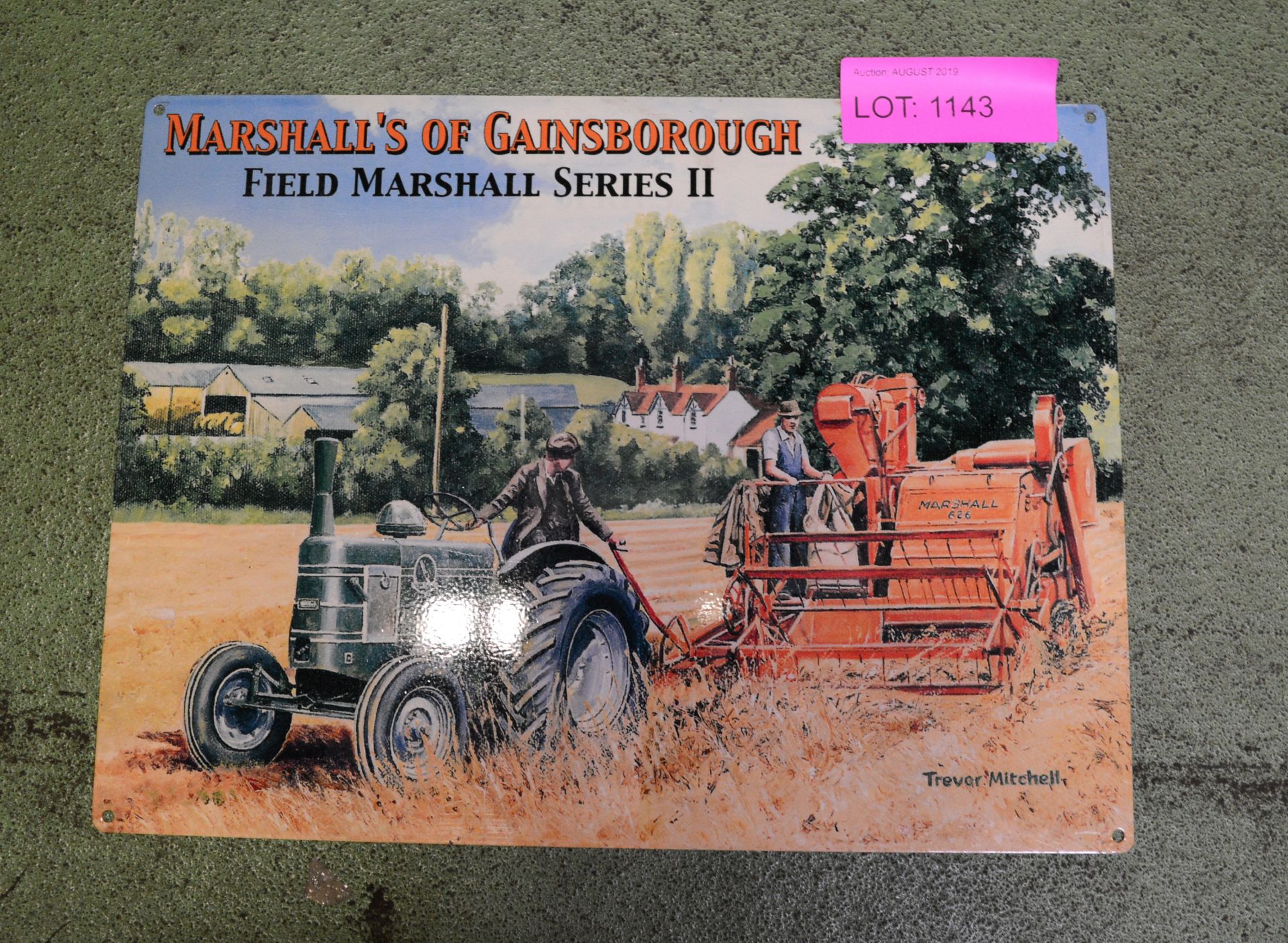 Field Marshall Series II Tin Sign - 400 x 300mm.