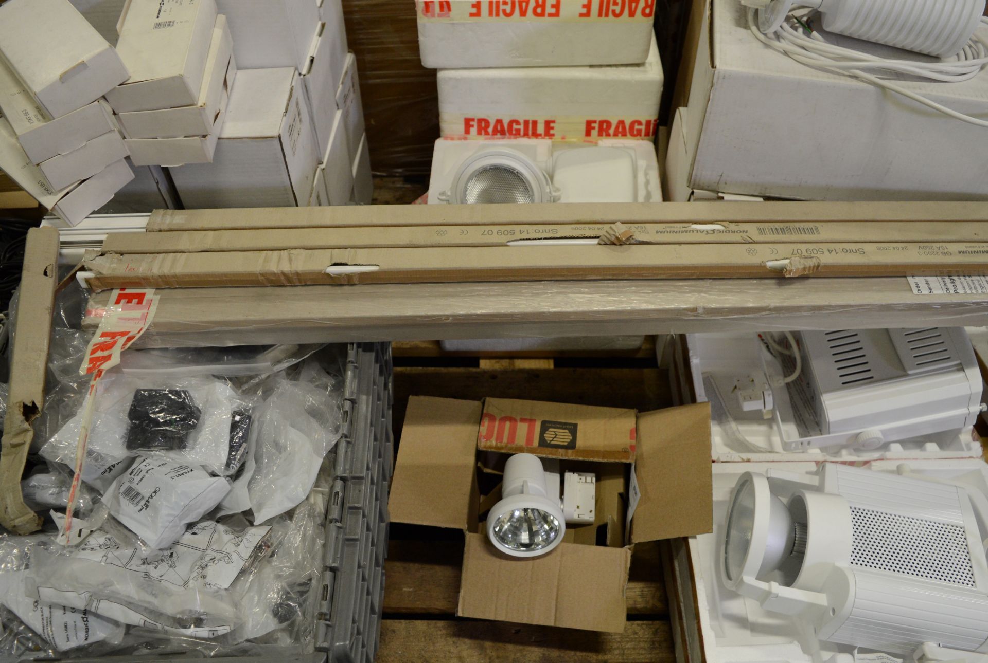 Large Collection of Light Fittings & Mounting Track. - Image 5 of 5