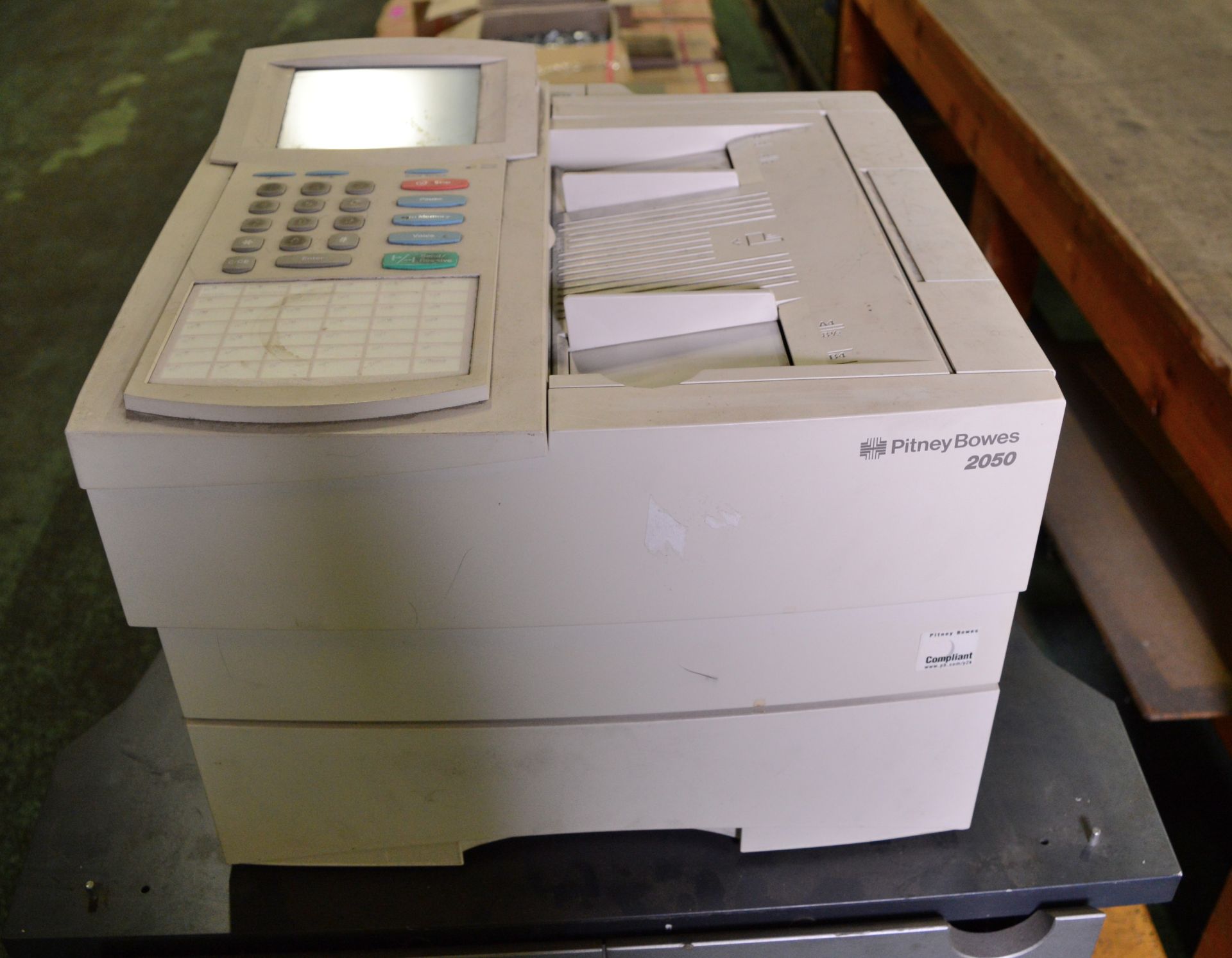 Pitney Bowes 2050 Printer on Stand. - Image 2 of 4