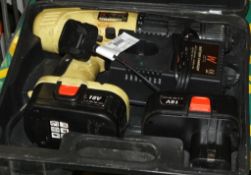 Axminster Model AW180 CD 18v Combi Drill 2 Battery 1 Charger