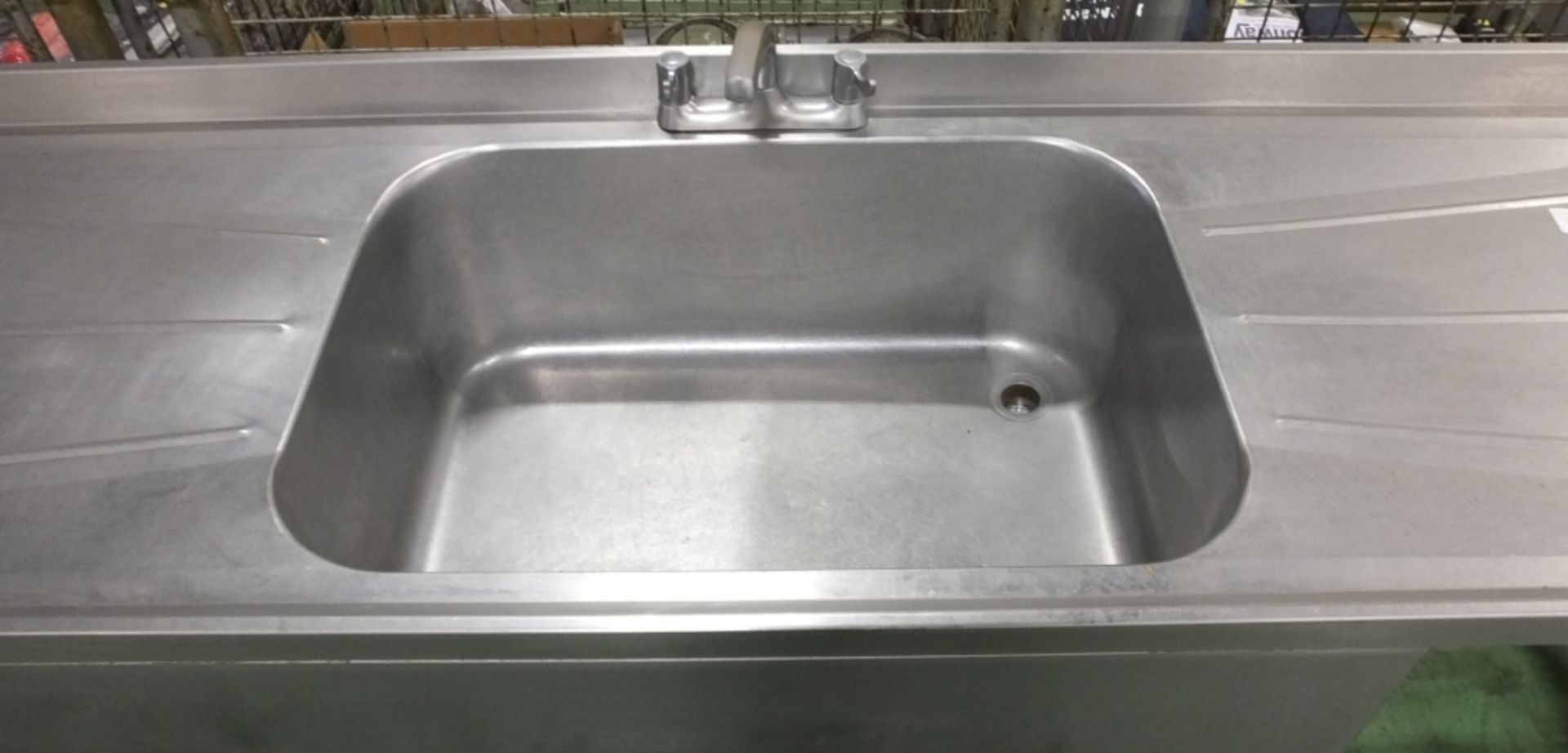 Single Sink Unit Stainless Steel L2300 x W650 x H940mm - Image 2 of 2