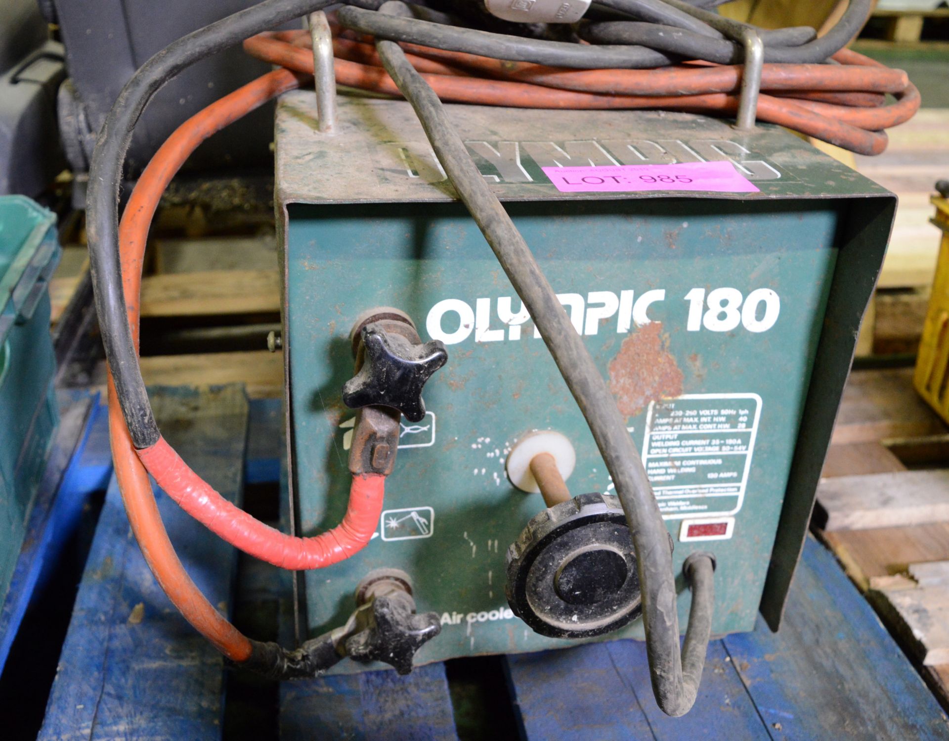 Olympic 180 Electric Arc Welder. - Image 2 of 3