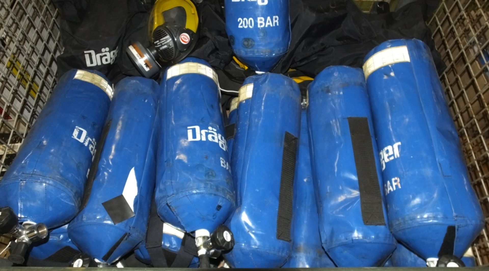 Drager BA Cylinders & Equipment (Spares Or Repair Not Servicable), Mask Unit (Spares or Re - Image 3 of 3