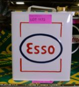 Rectangular Esso Oil Can.