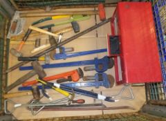 Hand Tools - Clarke Toolbox, Hammers, Wrenches