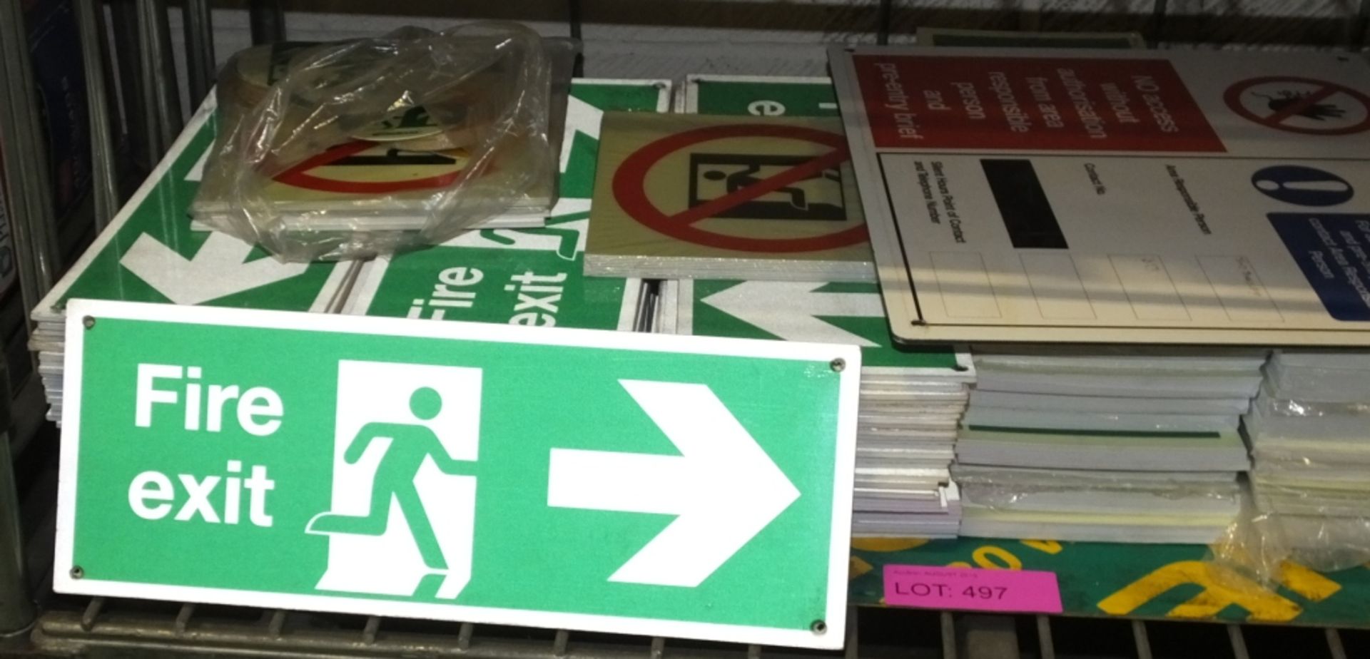 Various warehouse signage - Image 3 of 3