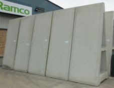 5x Large Concrete A Blocks - £5+VAT lift out charge applied to this lot