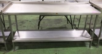 Moffat Steel Preperation Table L1800 x W600 x H880MM