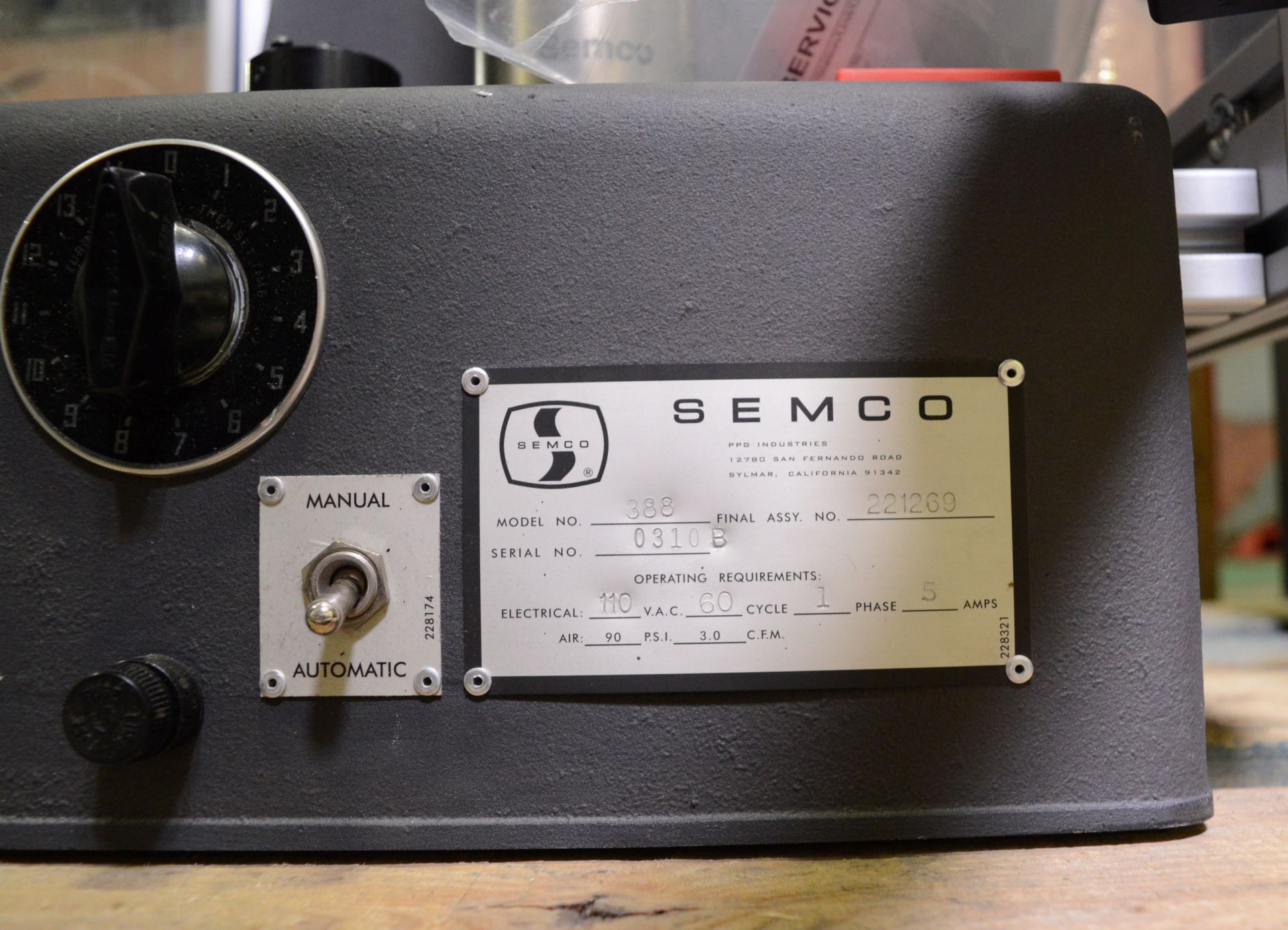 Semco 388 PRC Mixer 110V. - Image 3 of 3