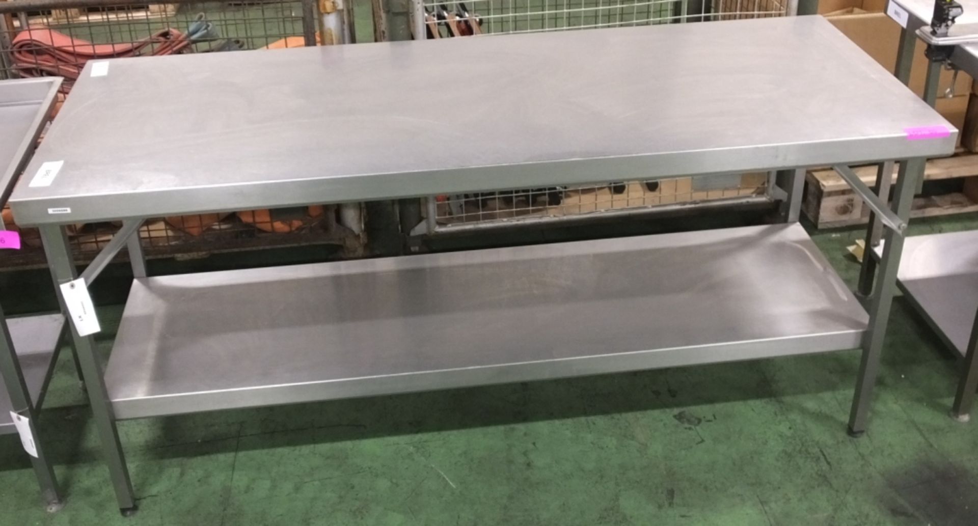 Worktop Stainless Steel L1800 x W700 x H860mm