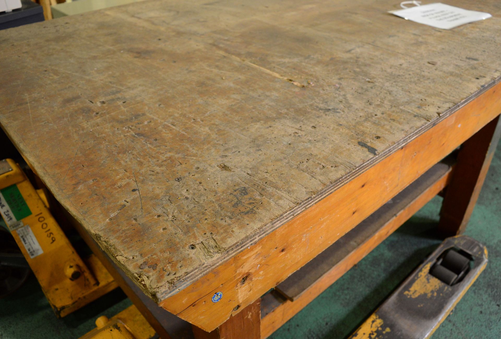 Wooden Work Bench , L2490x W1260x H770mm - Image 2 of 2