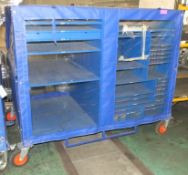 Storage Panel Rack Mobile L1980 x W1060 x H1600mm