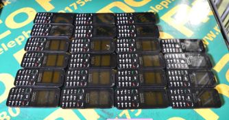 22x Alcatel Onetouch 2035X Mobile Phones - Batteries & backs may be missing.