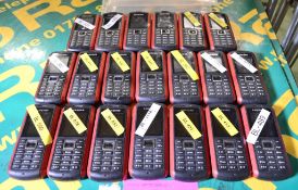 20x Samsung B2100 Mobile Phone - Batteries & backs may be missing.