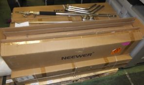 6x Neewer Pure Metal Pro Reflector Arm Assemblies