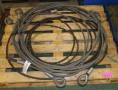 4x Wire Rope Slings