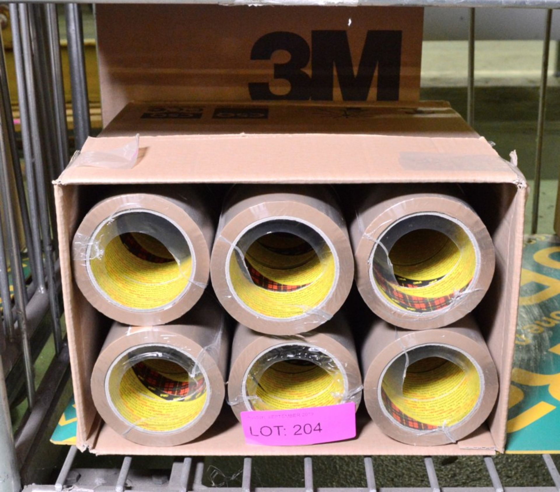 2x Boxes of 3M Scotch Brown Sealing Tape 100mm x 66m -18 Rolls per box.