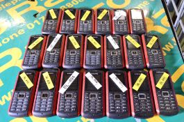 20x Samsung B2100 Mobile Phones - Batteries & backs may be missing.