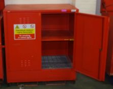 Hazardous Substance Cupboard 2 Door L1400 x W860 x H1580mm