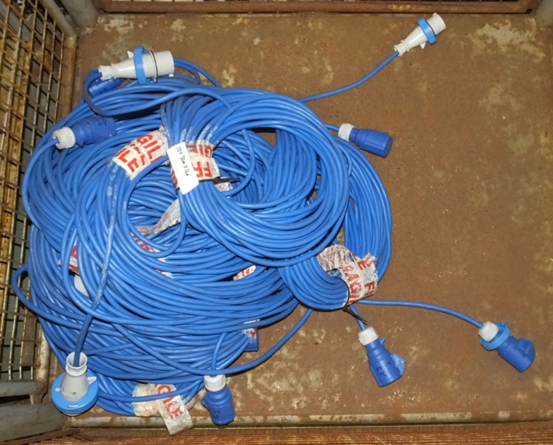 10x Cable Assemblies Blue - 30M x 16A