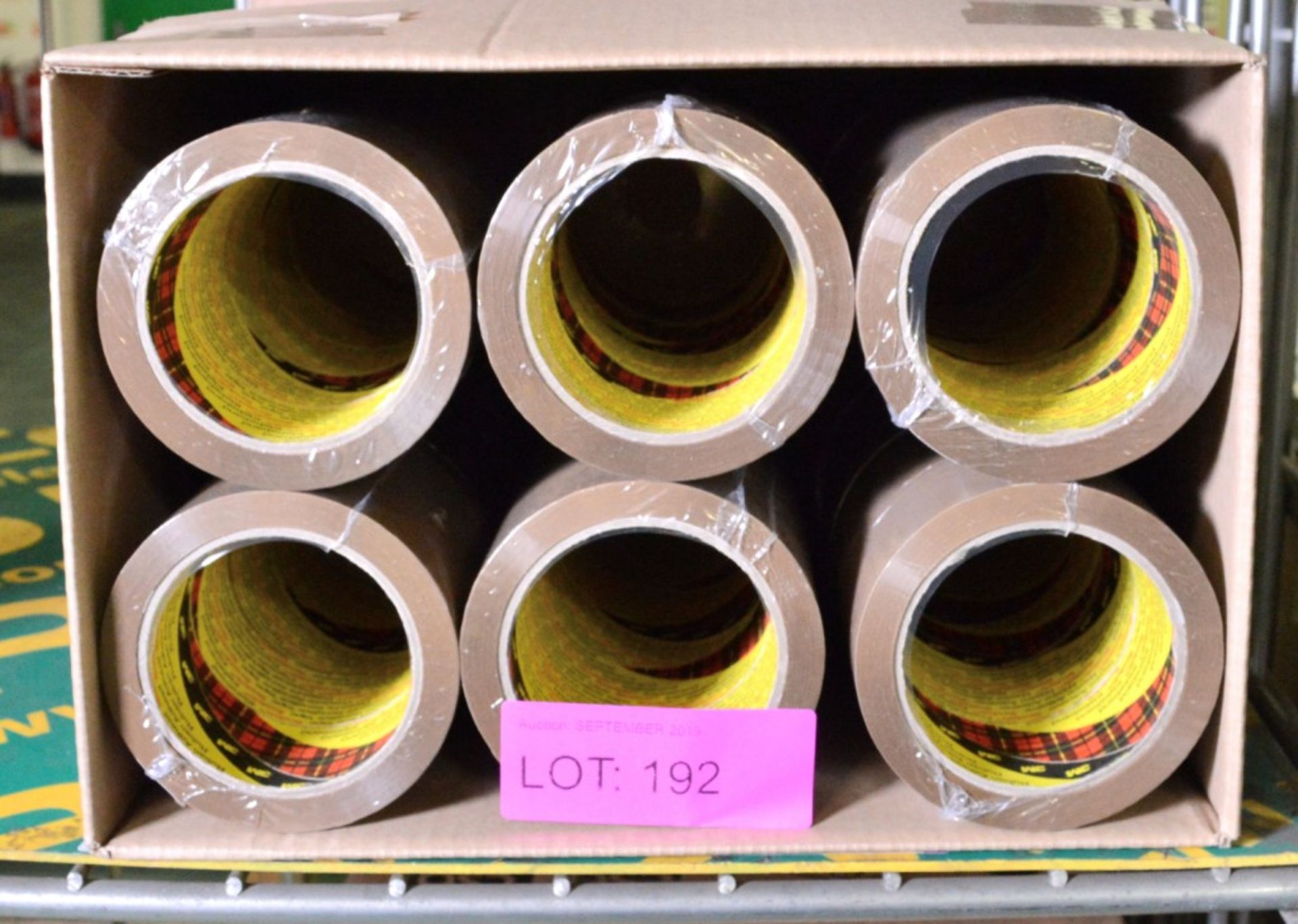2x Boxes of 3M Scotch Brown Sealing Tape 100mm x 66m -18 Rolls per box.