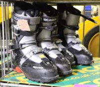 2x Pairs Scarpa Avant Ski Boots.