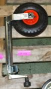 Jockey Wheel - 48mm clamp - Pneumatic tyre